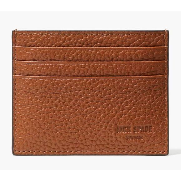 Jack Spade Other - Jack Spade Pebbled Leather Six Cardholder